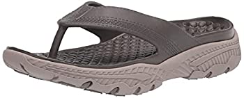 【中古】【輸入品・未使用】Skechers Men's Foamies Creston Ultra-Island Cove Flip-Flop, Taupe, 12｜スカイマーケットプラス