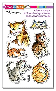 【中古】【輸入品・未使用】Stampendous キティ いたずらクリアスタンプセット