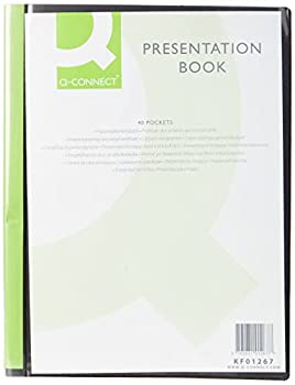 【中古】【輸入品・未使用】Q Connect 40-Pocket Presentation Display Book - Black