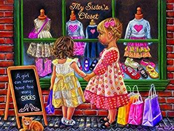 【中古】【輸入品・未使用】SunsOut ジグソーパズル My Sister's Closet 300ピース
