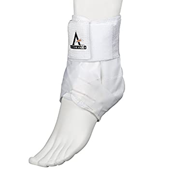 【中古】【輸入品・未使用】アクティブアンクル AS1 プロ レースアップ アンクルブレース 足首スタビライザー 保護&スプレインサポート バレーボール ラグビー バスケットボ