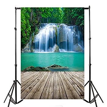 【中古】【インポート品・未当て嵌める】Yeele 5?x 7フィート Waterfall Cascades第八芸術の周囲の状況幕ビニールFalls Jungle Forest Nature Landscape旅する見晴らし第八芸術周囲の状況第八芸術映画化制作室小道具ビデオド