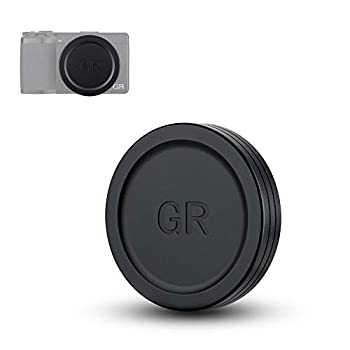 【中古】【輸入品・未使用】JJC アルミニウム レンズ キャップ カバー プロテクター リコー GR IIIx GRIIIx GR III GRIII GR II GRII用 ソフトEVA裏地 ブラック