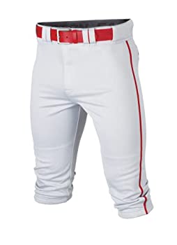 【中古】【インポート品・未当て嵌める】Easton Rival+ ニッカーパイピングベイスボールズボン下、白いこと/赤いこと、成年者用、XXL大きさ