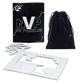 【中古】【輸入品・未使用】NVP Puzzlesによるクリア脳の体操パズル - 最も難しいクリアパズルレベル10 何時間も試みられる家族で楽しむのに最適、大人向けハード脳ティーザ