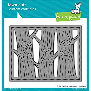 【中古】【輸入品・未使用】Lawn Fawn LF2451 Lift The Flap Tree 背景幕 カスタムクラフトダイ