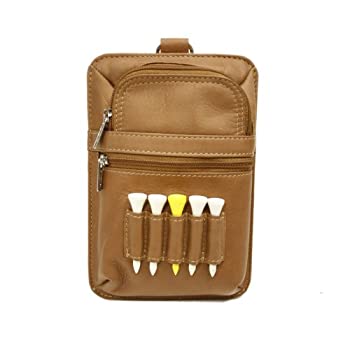 【中古】【インポート品・未当て嵌める】ピールレザーワンゴルフポーチで2873 ALL - サドル