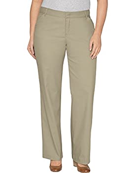 【中古】【輸入品・未使用】Dickiesレディース プラスサイズ リラックスストレートストレッチツイルパンツ US サイズ: 22W カラー: ベージュ