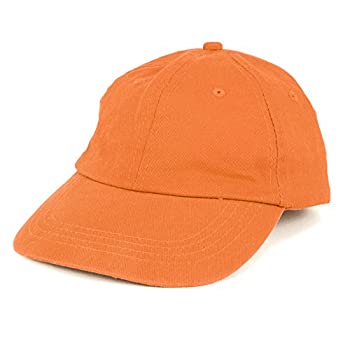 【中古】【輸入品・未使用】幼児にYouth Washed Chino 100?%コットンツイルキャップ調節可能なストラップ付き カラー: オレンジ