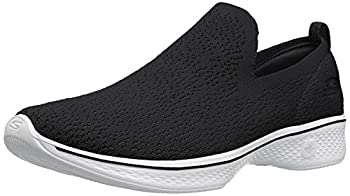 【中古】【インポート品・未当て嵌める】Skechers レディース Go 4-14918 ウォーキングシューズ US 大きさ: 13 色つや: 黒いこと