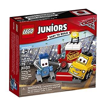 【中古】【インポート品・未当て嵌める】LEGO Juniors Guido and Luigi\u0027s Pit Stop 10732 Building Kit