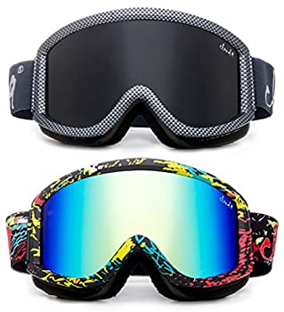 【中古】【輸入品・未使用】(クラウド9) Cloud 9 プロの性能 スキーゴーグル 大人用 曇り止め ダブルデュアルレンズ 3層 フォームパッド UV保護 ワイド角度ミラー 防風雪 ス