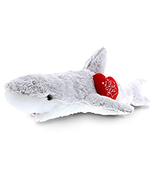 【中古】【輸入品・未使用】DolliBu ホワイトシャーク サイズ：23インチ I Love You バレンタイン アニマル ハート メッセージ スーパーソフト ぬいぐるみ 抱きしめたくなる｜スカイマーケットプラス