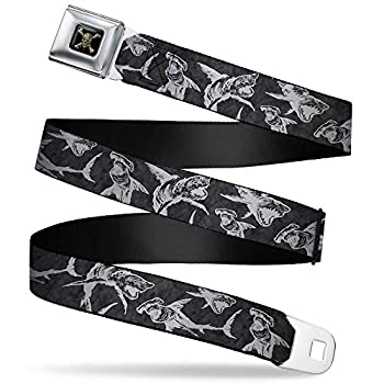 【中古】【輸入品・未使用】Buckle-Down メンズ シートベルトベルト パイレーツ W L マルチカラー 幅1.5インチ 長さ24-38インチ