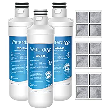 【中古】【輸入品・未使用】Waterdrop MDJ64844601 Refrigerator Water Filter and Air Filter, Compatible with LG LT1000P, LT1000PC, MDJ64844601, Kenmore 46-9980, 998
