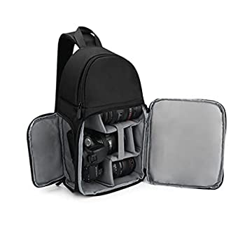 【中古】【輸入品・未使用】カメラスリングバックパック カメラバッグ デジタル一眼レフカメラバックパック 防水 写真、旅行、ハイキング、サイクリング用｜スカイマーケットプラス