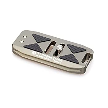 【中古】【輸入品・未使用】3 Legged Thing BASE85 85mm幅 Arca Swiss QR プレート メタリックスレートグレー