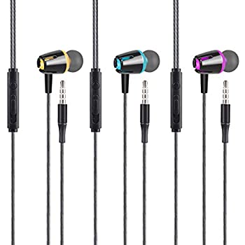 【中古】【輸入品・未使用】DanziX インイヤーイヤホン マイクとボリュームコントロール付き ステレオサウンド ノイズアイソレーション 3.5mmインターフェースデバイス用 ゴ｜スカイマーケットプラス