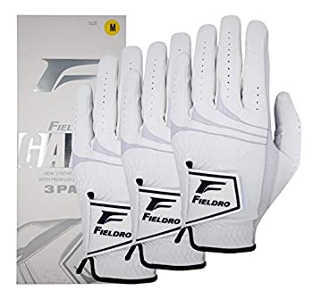 【中古】【輸入品・未使用】FIELDRO メンズ ゴルフグローブ カブレッタレザー MAXSKIN 左手右手用 XL 右手用