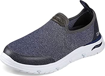 【中古】【輸入品・未使用】Skechers Men's, Arch Fit Vortell - Fabien Slip-On Charcoal 7.5 M