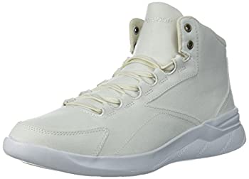 【中古】【輸入品・未使用】Under Armour Women's Charged Pivot Mid Canvas Sneaker, Ivory (100)/White, 12|スカイマーケットプラス