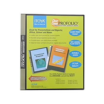 【中古】【輸入品・未使用】The clear-cover Profolio 24-page / 48-view for 8.50?X 11アート&写真by ITOYA価格はfor 2単位???8.5?X 11