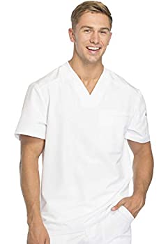 【中古】【インポート品・未当てはめる】Dickies Dynamix DK610 メンズ Vのど頚 無地 スクラブトップ US 大きさ: X-Large 色合い: 白いこと