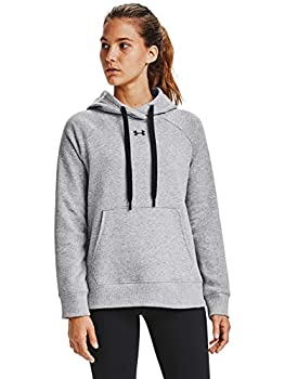 【中古】【輸入品・未使用】Under Armour レディース ライバル フリース プルオーバー パーカー M グレイ