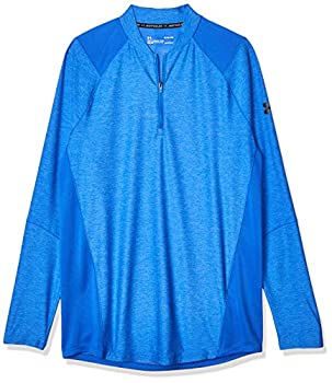 【中古】【輸入品・未使用】Under Armour MK1 1/4ジップシャツ - メンズ Versa ブルー/ブラック XXL