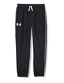 【中古】【インポート品・未当て嵌める】Under Armour Girls\u0027 Woven Play Up Pants , Black (001)/White , Youth X-Small