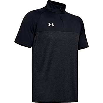 【中古】【輸入品・未使用】Under Armour Men's UA Locker Short Sleeve 1/4 Zip Shirt (Small, Black)