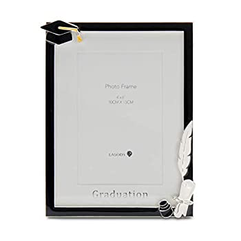 【中古】【輸入品・未使用】LASODY Moments 卒業写真フレーム 2020年クラス ブラックシャドウボックス 4x6の写真用 テーブルディスプレイ 彼と彼女へのギフトに