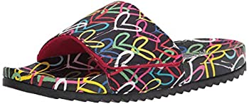 【中古】【インポート品・未当て嵌める】Skechers BOBS from Women\u0027s 113613 Slide Sandal, Black Multi, 11