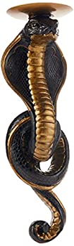 【中古】【輸入品・未使用】Design Toscano Renenutet Egyptian Cobra Goddess Wall Sconces
