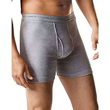 【中古】【輸入品・未使用】Hanes メンズ ボクサーブリーフ 快適なフレックスウエストバンド ブラックグレー アソート7枚パック｜スカイマーケットプラス
