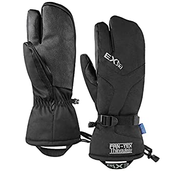 【中古】【インポート品・未当て嵌める】EXski 雨合羽冬用3本指スキーの板地球儀 生あたたかい断熱スノーミトン 他所他所しい気象状況用 スノーモービル XL