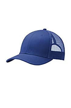 【中古】【インポート品・未当て嵌める】Port Authority メンズ スナップバック トラッカーキャップ (C112), 青碧(Patriot Blue), One Size
