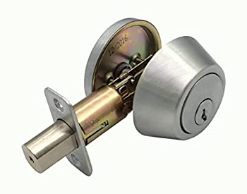 【中古】【輸入品・未使用】Design House プロシリーズ デッドボルト シングルシリンダー サテンクローム 12個 787374|スカイマーケットプラス