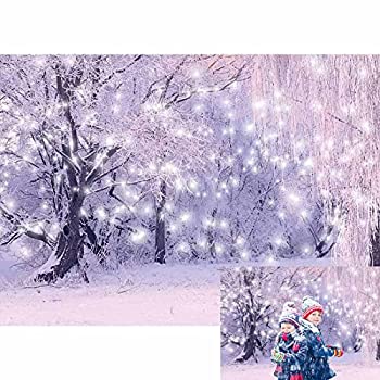 【中古】【輸入品・未使用】Allenjoy 冬 雪 ワンダーランド 背景 クリスマス 風景 雪の結晶 ボケ グリッター 森 雪 シーン 松の木 輝く 子供 ポートレート 写真ブース 小道|スカイマーケットプラス