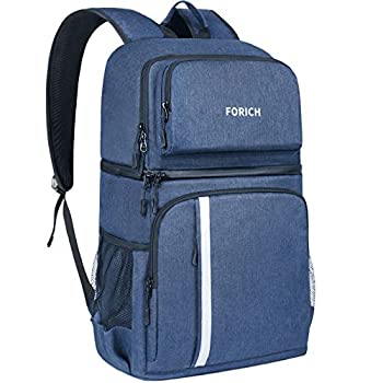 【中古】【輸入品・未使用】FORICH 断熱クーラーバックパック ダブルデッキ 軽量 漏れ防止バックパック クーラーバッグ ソフトランチバックパック メンズ レディース 通勤