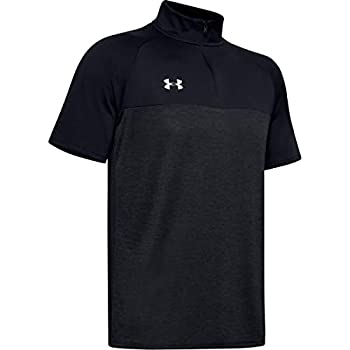 【中古】【輸入品・未使用】Under Armour Men's UA Locker Short Sleeve 1/4 Zip Shirt (Medium, Black)