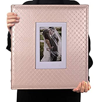 【中古】【輸入品・未使用】RECUTMS フォトアルバム 4x6 600枚の写真 ブラック インナーページ ボタン グレインレザー 大容量 ポケット 写真 アルバム 誕生日 クリスマス フ