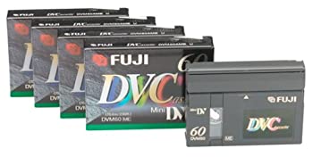 【中古】【インポート品・未当て嵌める】23030065???dvc60。Mini DVビデオカセット60分。5容器に並べる