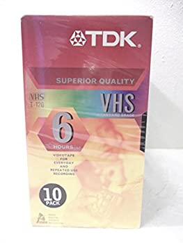 【中古】【インポート品・未当てはめる】TDK判定基準120分ヴィデオテープ( 10個容器に並べる)
