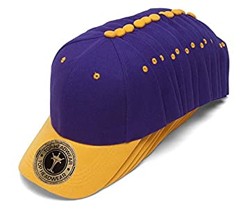 【中古】【輸入品・未使用】TOP HEADWEAR プレーン 調節可能 帽子 - 12パック US サイズ: One Size