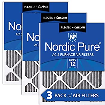 【中古】【輸入品・未使用】Nordic ピュアプリーツAC炉エアフィルター 3 PACK 18x18x1PM12C-3 1|スカイマーケットプラス