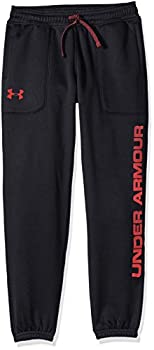 【中古】【輸入品・未使用】Under Armour ボーイズ アーマー フリース ロゴ付きジョガー Youth X-Small ブラック｜スカイマーケットプラス