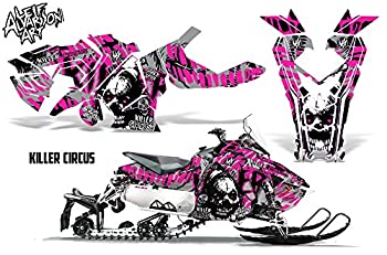 【中古】【輸入品・未使用】Savage Kit スノーモービルグラフィックキット ステッカー デカール Polaris Axys 2015+対応 - キラーサーカスピンク｜スカイマーケットプラス
