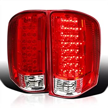 【中古】【輸入品・未使用】Spec-D Tuning レッドレンズ LED テールライト 2007-2014 シボレー シルバラード 1500 2500 3500 テールライト アセンブリ 左+右ペア|スカイマーケットプラス