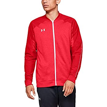 【中古】【輸入品・未使用】Under Armour メンズ UA ニット ウォームアップ ジャケット SM レッド